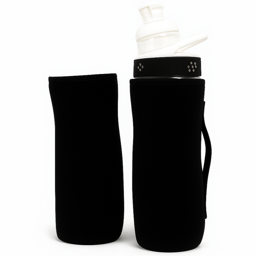 Insulated Water Bottle Sleeve with Grip Support