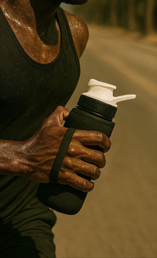 Insulated Water Bottle Sleeve with Grip Support