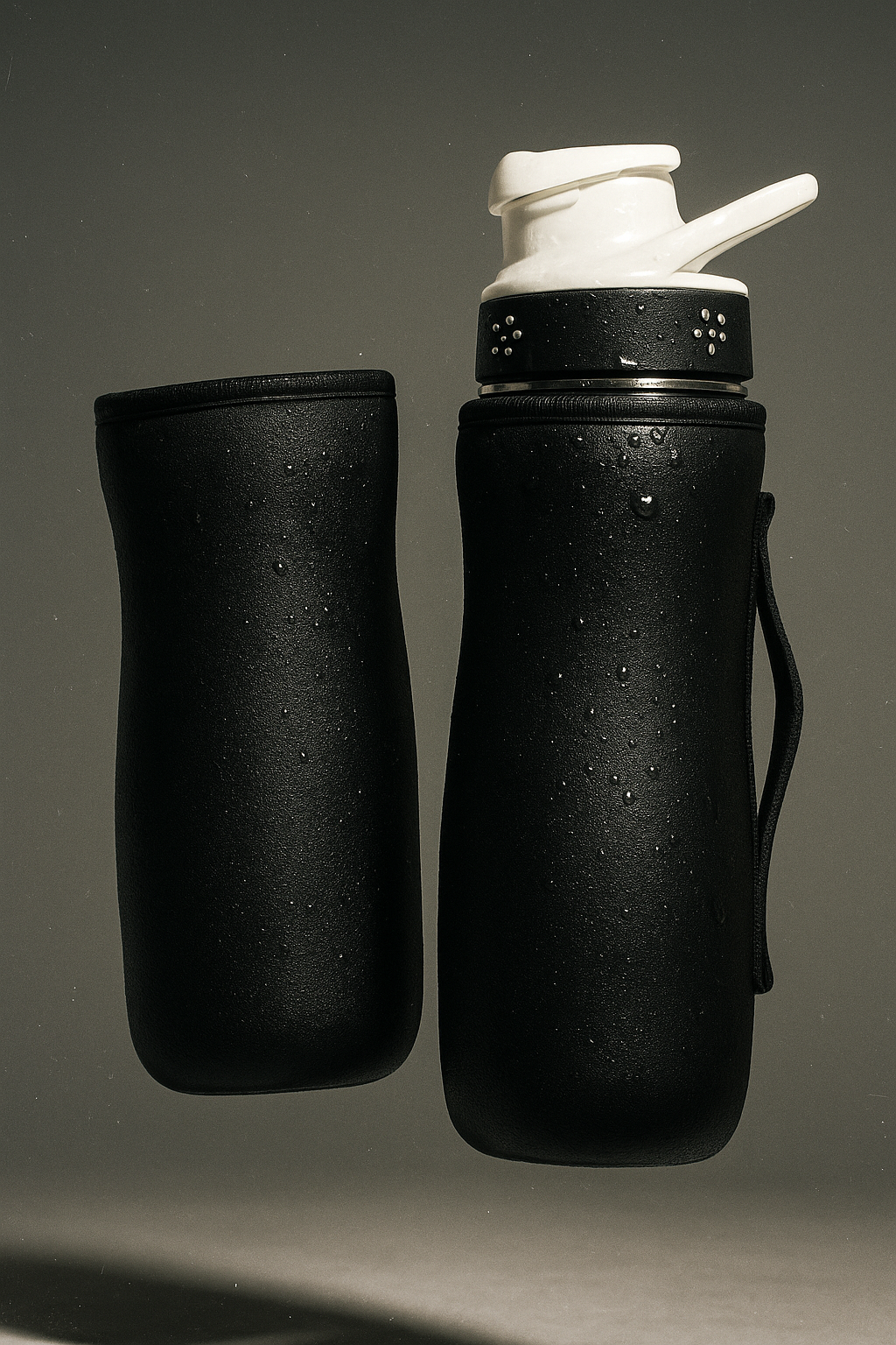 Insulated Water Bottle Sleeve with Grip Support