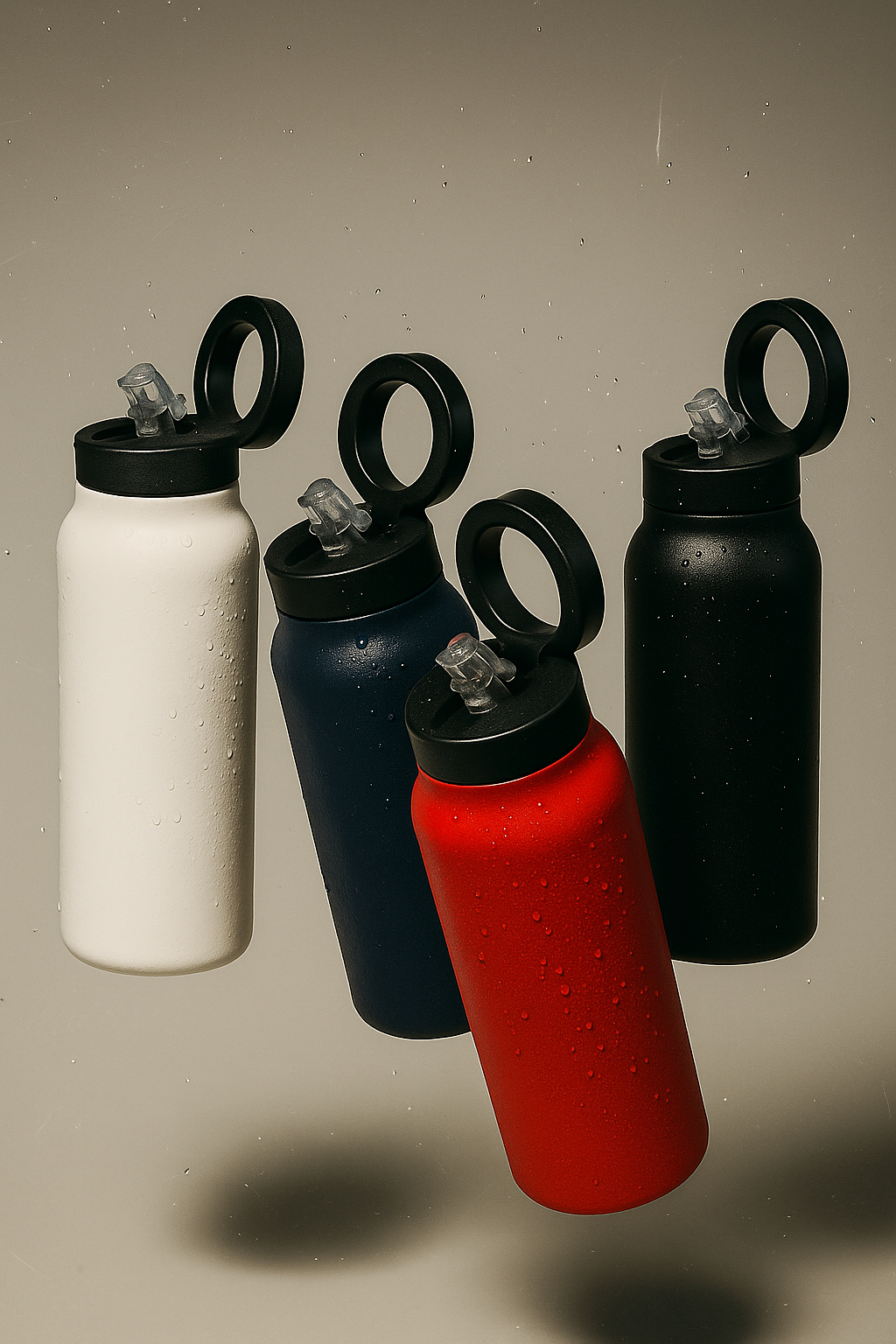 Stainless Steel Water Bottle with Magnetic Lid 750ml