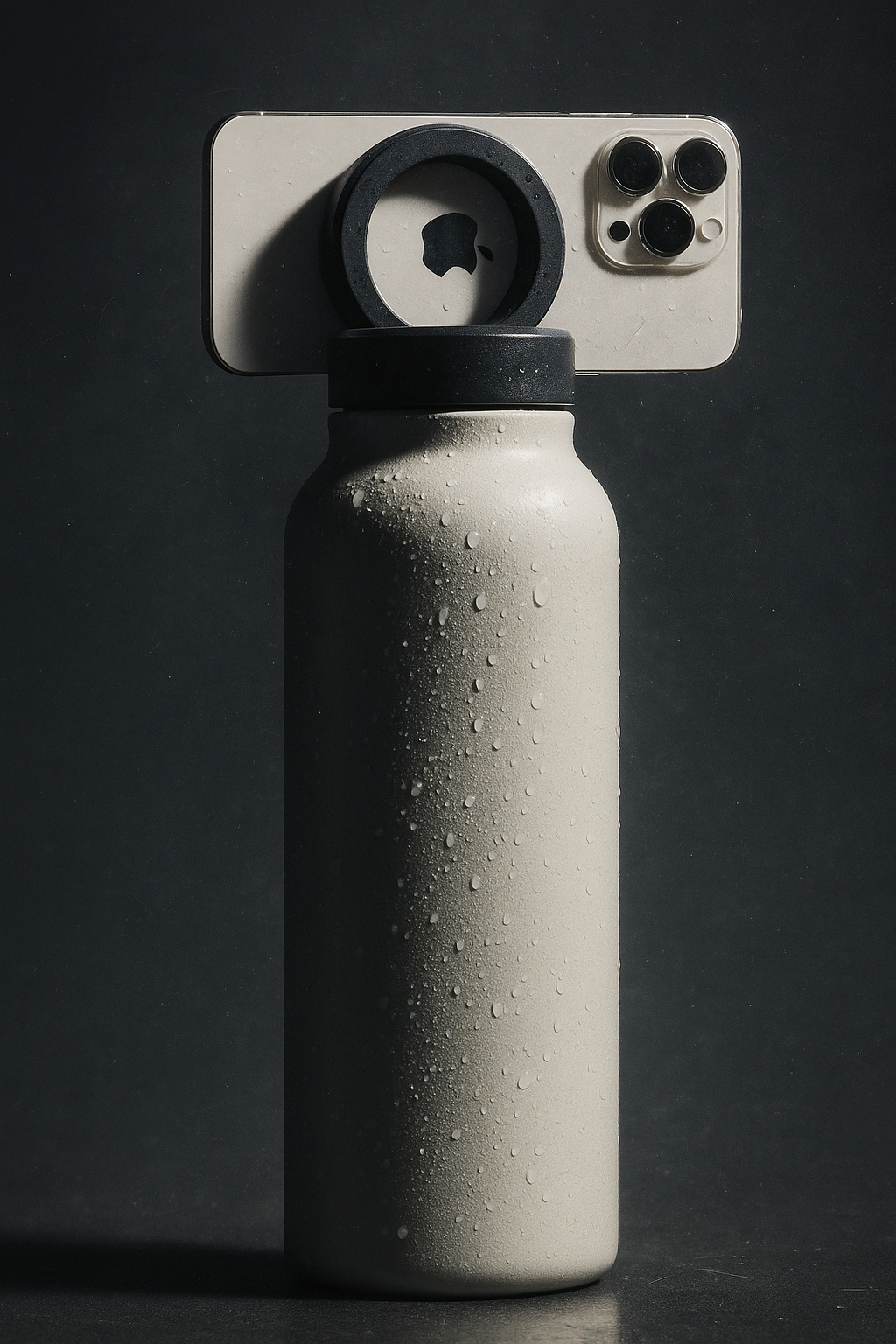 Stainless Steel Water Bottle with Magnetic Lid 750ml